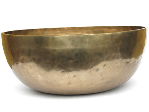 Tibetische XXL Klangschale matt - Ø 55,2 cm - 12820 g  - Fußklangschale