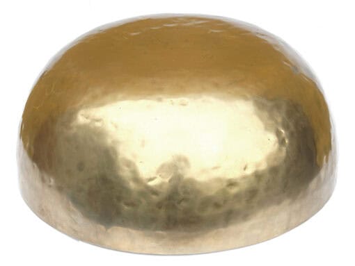 Tibetische XXL Klangschale matt - Ø 55,2 cm - 12820 g  - Fußklangschale – Bild 3