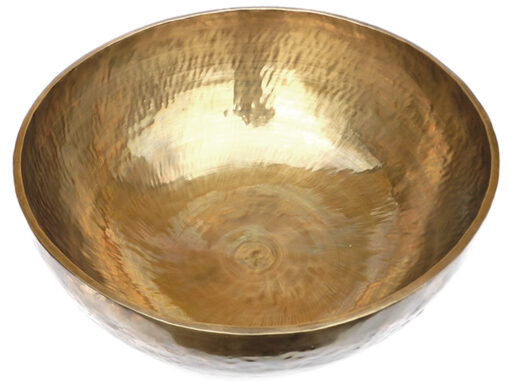 Tibetische XXL Klangschale  - Ø 60,8 cm - 17500 g  - Fußklangschale – Bild 2
