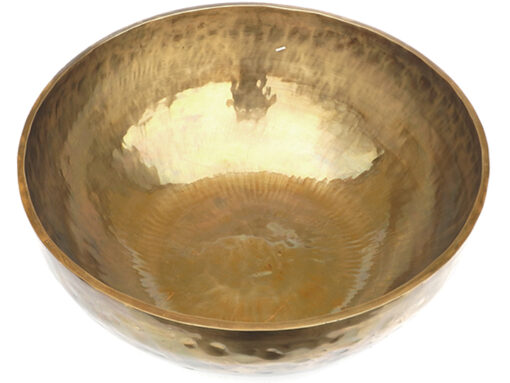 Tibetische XXL Klangschale  - Ø 52,8 cm - 11270 g - Neptun & Alphawelle - Fußklangschale – Bild 2