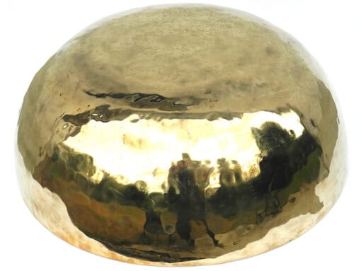 Tibetische XXL Klangschale poliert - Ø 58,5 cm - 13410 g - Wasserstoffgamma - Fußklangschale – Bild 3