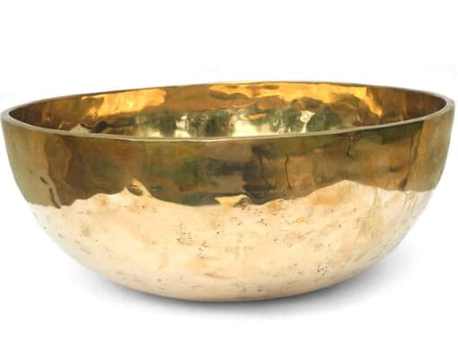 Tibetische XL Klangschale  - Ø 48,1 cm - 9730 g - Sarosperiode - Fußklangschale