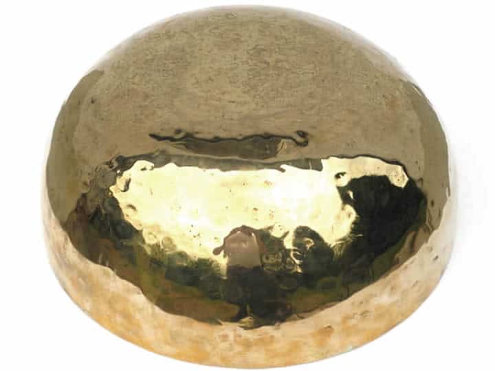 Tibetische XL Klangschale  - Ø 48,1 cm - 9730 g - Sarosperiode - Fußklangschale – Bild 3