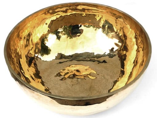 Tibetische XL Klangschale  - Ø 47,9 cm - 9255 g - Sarosperiode & Jupiter - Fußklangschale – Bild 2