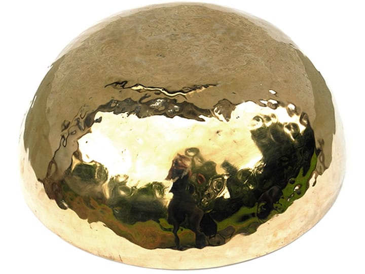 Tibetische XL Klangschale  - Ø 47,9 cm - 9255 g - Sarosperiode & Jupiter - Fußklangschale – Bild 3