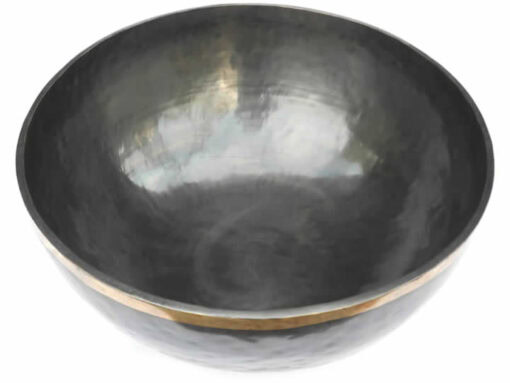 Tibetische XXL Klangschale  - Ø 50,7 cm - 10470 g - Biorhythmus Geist & Merkur - Fußklangschale – Bild 2