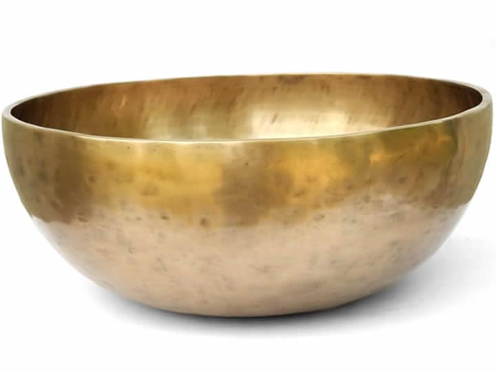 Tibetische XXL Klangschale  - Ø 52 cm - 11180 g - Thetawelle & Chiron - Fußklangschale
