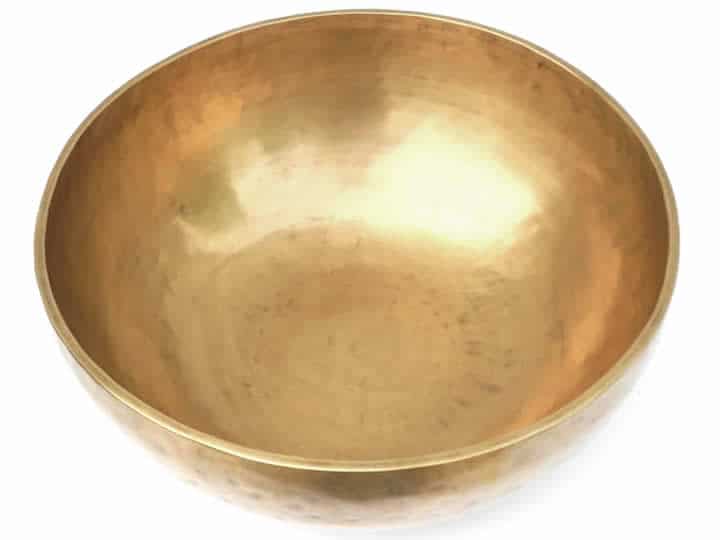 Tibetische Fußklangschale für Kinder  - Ø 41,5 cm - 6595 g - Geomagnetfeld & Thetawelle - Fußklangschale – Bild 2