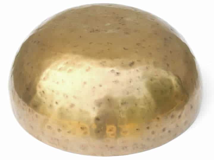 Tibetische Fußklangschale für Kinder  - Ø 41,5 cm - 6595 g - Geomagnetfeld & Thetawelle - Fußklangschale – Bild 3