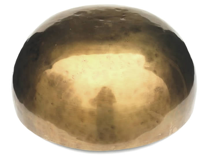 Tibetische XL Klangschale - Ø 46,4 cm - 8660 g - Metonischer Zyklus & Platonisches Jahr - Fußklangschale – Bild 3