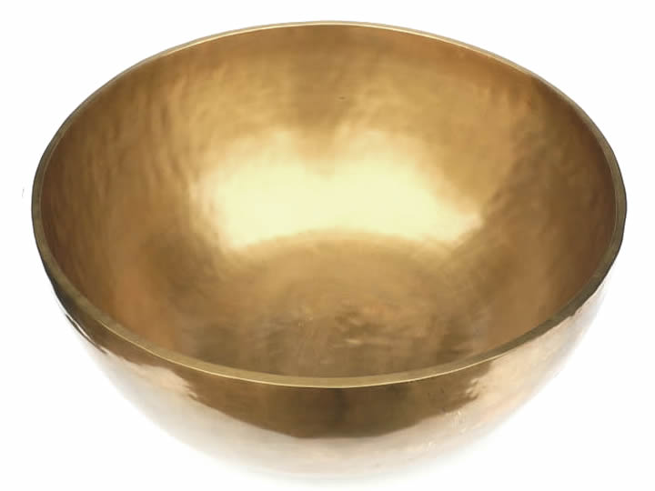 Tibetische XL Klangschale - Ø 45,2 cm - 8775 g - Mondknotenumlauf - Fußklangschale – Bild 2