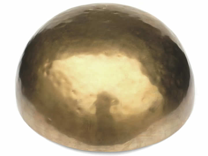 Tibetische XL Klangschale - Ø 42 cm - 7555 g - Merkur - Fußklangschale – Bild 3