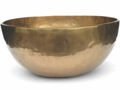 Tibetische XL Klangschale - Ø 38,2 cm - 5475 g - Mars - Fußklangschale