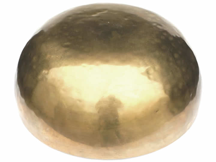 Tibetische XL Klangschale - Ø 43,5 cm - 7460 g - Geomagnetfeld & Thetawelle - Fußklangschale – Bild 3