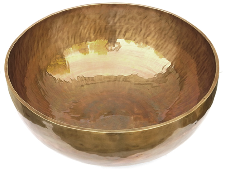 Tibetische XXL Klangschale - Ø 55,8 cm - 12215 g - Wasserstoffgamma – Bild 2