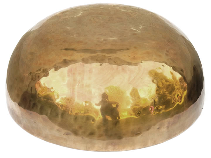 Tibetische XXL Klangschale - Ø 55,8 cm - 12215 g - Wasserstoffgamma – Bild 3