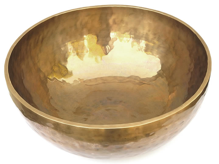 Tibetische XXL Klangschale - Ø 50,5 cm - 10490 g - Mondknotenumlauf - Fußklangschale – Bild 2