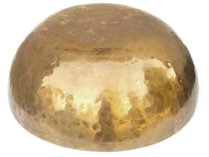 Tibetische XXL Klangschale - Ø 50,5 cm - 10490 g - Mondknotenumlauf - Fußklangschale – Bild 3