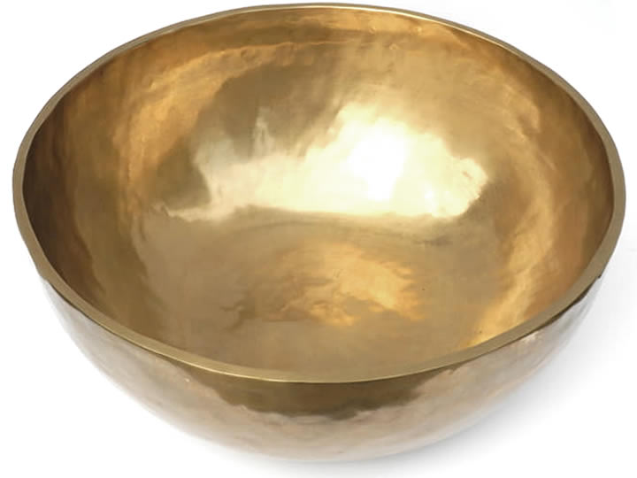 Tibetische XL Klangschale - Ø 50,6 cm - 9875 g - Uranus & Eros - Fußklangschale – Bild 2
