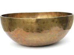 Tibetische XL Klangschale - Ø 48,5 cm - 9320 g - Thetawelle - Fußklangschale