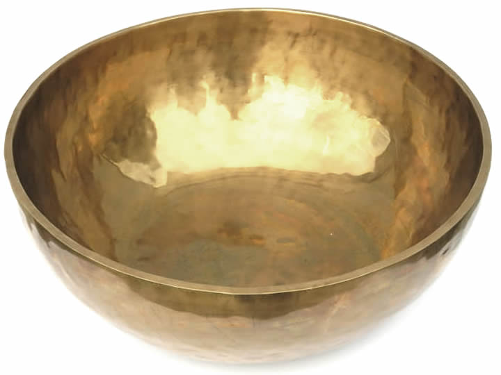 Tibetische XXL Klangschale - Ø 48,3 cm - 9380 g - Sarosperiode & Jupiter - Fußklangschale – Bild 2